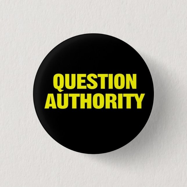 Fragen-Berechtigungsknopf Button (Vorderseite)