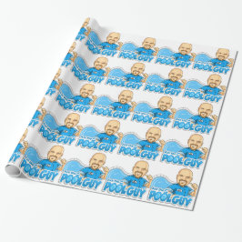 Fragen Sie den Pool-Typ Geschenkpapier