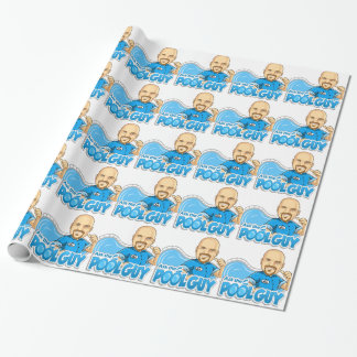 Fragen Sie den Pool-Typ Geschenkpapier
