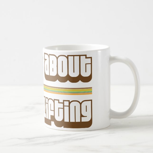 Fragen Sie mich über das Gewichts-Anheben Kaffeetasse (Rechts)