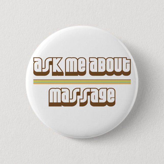 Fragen Sie mich über Massage Button (Vorderseite)