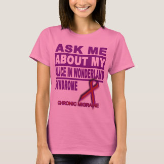 Fragen Sie mich über mein Alice im T-Shirt