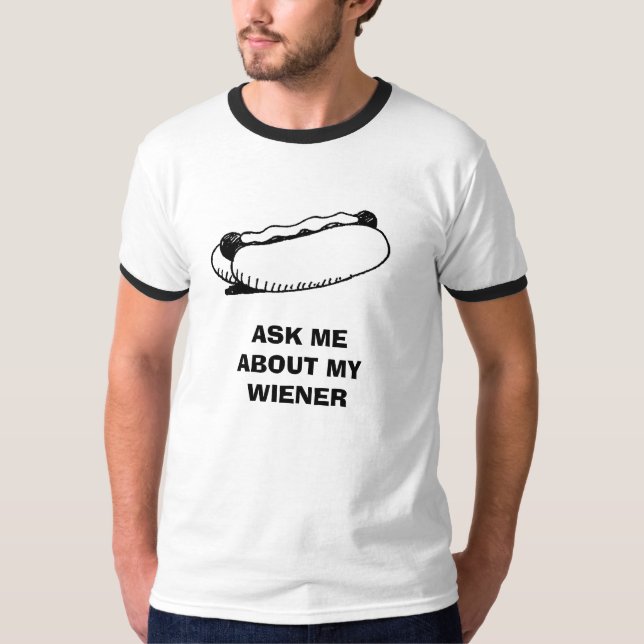 FRAGEN SIE MICH ÜBER MEINE DACKEL T-Shirt (Vorderseite)