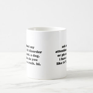 Fragen Sie mich über meine Kaffeetasse