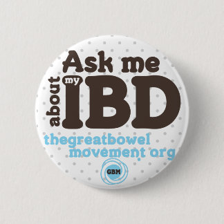 Fragen Sie mich über meinen IBD Knopf - Punkte Button