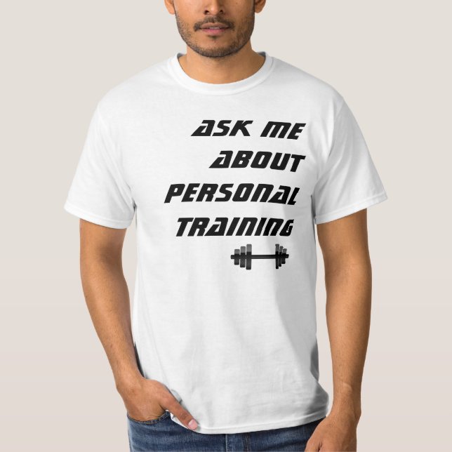 Fragen Sie mich über persönlichen T-Shirt (Vorderseite)