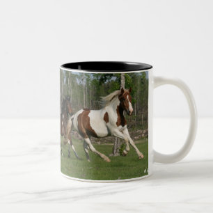 Fragen Sie mich, um Ihnen Poesie in der Bewegung Zweifarbige Tasse