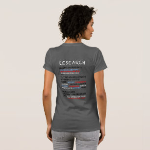 Fragen Sie mir, warum ich nicht mehr impfe - Grau T-Shirt