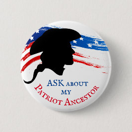 FRAGEN Sie über meinen Patriot-Vorfahr Button