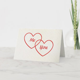 Fragen Valentine Feiertagskarte
