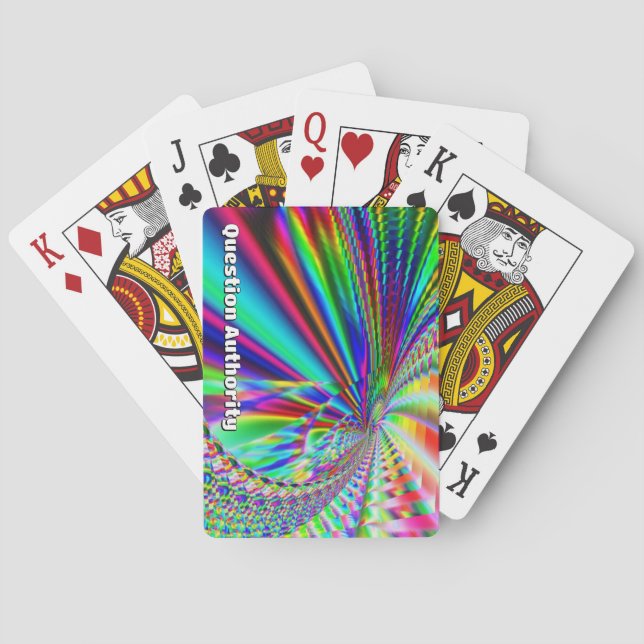 Fragenbehörde (Sie können die Wörter ändern) Spielkarten (Rückseite)