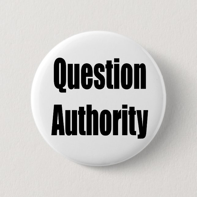 Fragestellerin Button (Vorderseite)