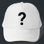 ? Fragezeichen auf dem Symbol bestickt Truckerkappe<br><div class="desc">? - Fragezeichen. Ein Fragezeichen anstelle einer Glühbirne,  um Verwirrung anstelle einer großartigen Idee zu symbolisieren!</div>