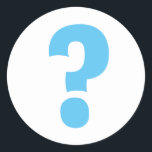 Fragezeichen-Aufkleber und Umschlag Aufkleber<br><div class="desc">Fragezeichen-Aufkleber und Umschlag Aufkleber. Rund geheimnisvolle Aufkleber für Geburtstagsfeier,  Gender-Enthüllung,  Babydusche,  Hochzeit und vieles mehr. Junge oder Mädchen Überraschung.</div>