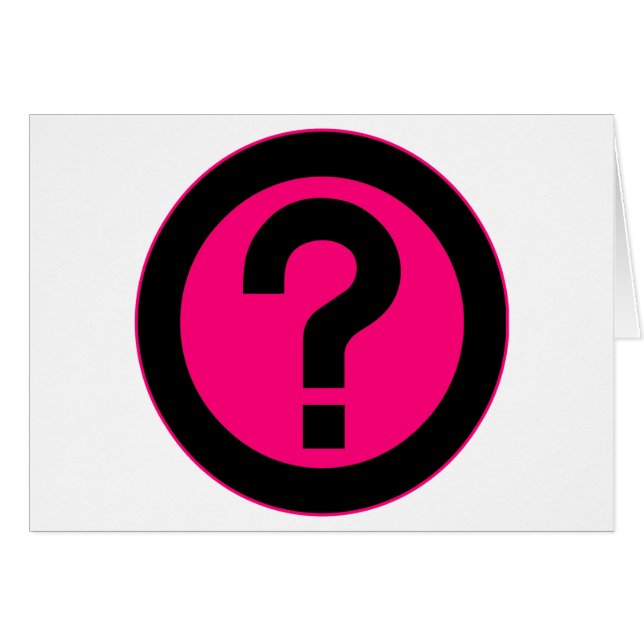 Fragezeichen fragen Fragen-Symbol-Interpunktion (Vorderseite (Horizontal))