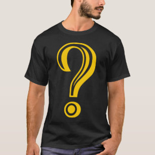 Fragezeichen gemeißelt T-Shirt