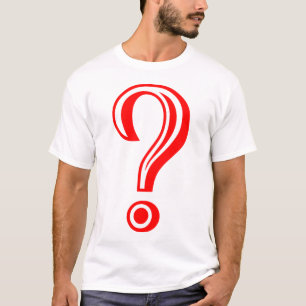 Fragezeichen gemeißelt T-Shirt