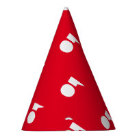 Fragezeichen-Papierkegel für überraschendes Party