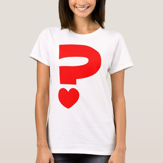 Fragezeichen T-Shirt (Vorderseite)