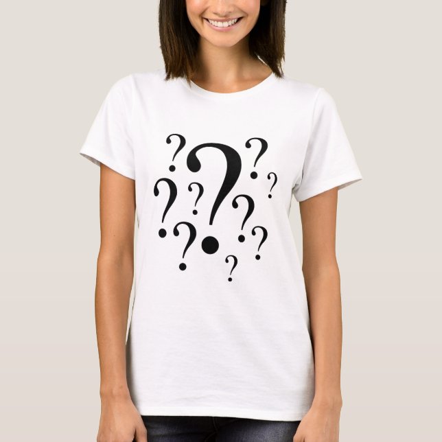 Fragezeichen T-Shirt (Vorderseite)