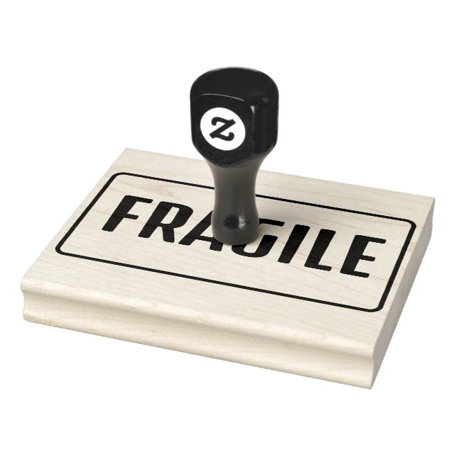 FRAGILE GUMMISTEMPEL (Stempel)