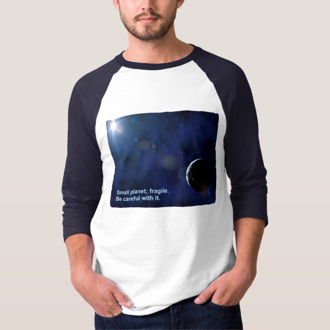Fragile Planet T-Shirt (Vorderseite)