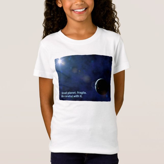Fragile Planet T-Shirt (Vorderseite)