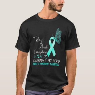 Fragile X Syndrom Bewusstsein, ich unterstütze mei T-Shirt