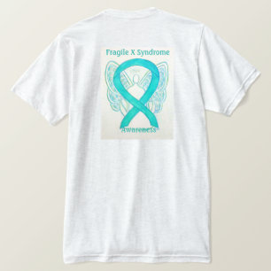 Fragile X Syndrome Awareness Ribbon Angel T-Shirt
