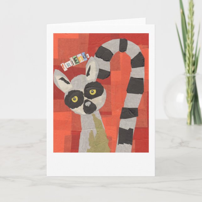 fraglicher Lemur Karte (Vorderseite)
