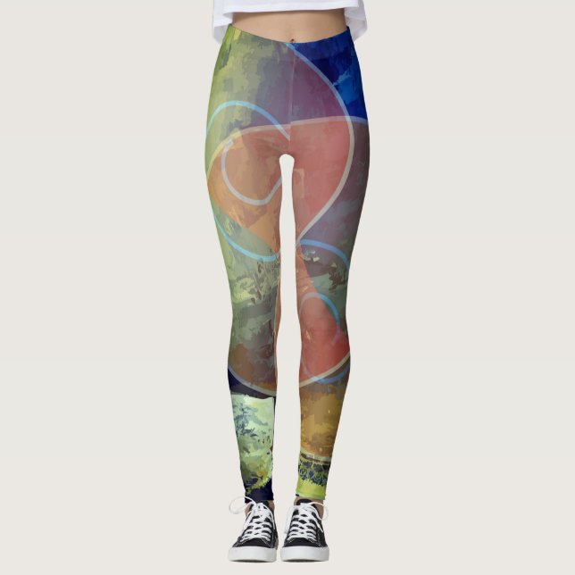 Fragment Art Moderne Leggings (Devant)