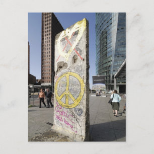 Fragment der Berliner Mauer Postkarte