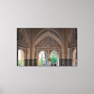 Fragment des Entwurfs des Alhambras Leinwanddruck