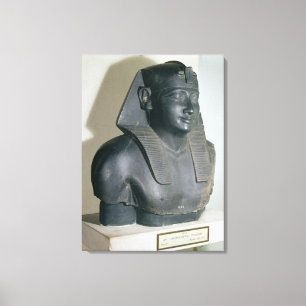 Fragment einer ägyptischen Artstatue von Ptolemä Leinwanddruck