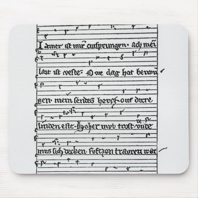 Fragment eines Gedichtes Mousepad (Vorne)