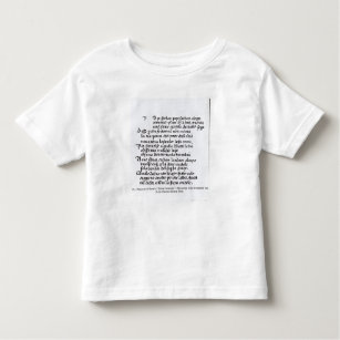 Fragment von Dantes 'Divina Commedia Kleinkind T-shirt