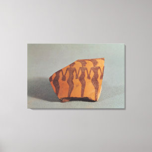 Fragment von Tonwaren Leinwanddruck