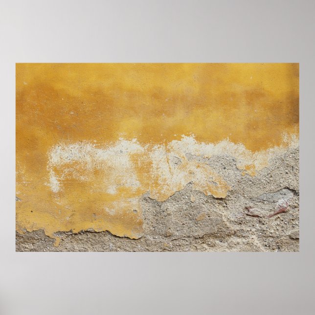 Fragmente aus braunem und weißem Stein Poster (Vorne)
