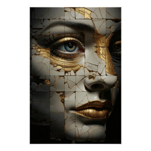 Fragmente des Selbst Glanz Poster