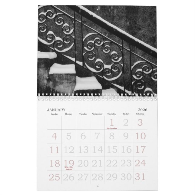 Fragmente von Portland Kalender (Jan 2026)