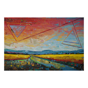 fragmentierter Horizont Poster