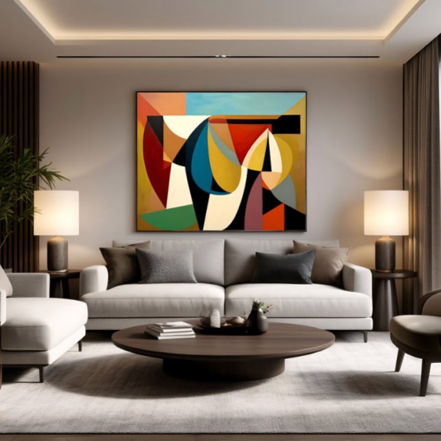 Fragmentierter surrealer Kubismus Poster (Von Creator hochgeladen)