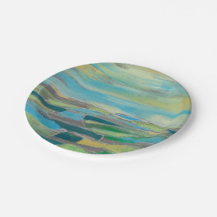 fragmentiertes Feld I Pappteller