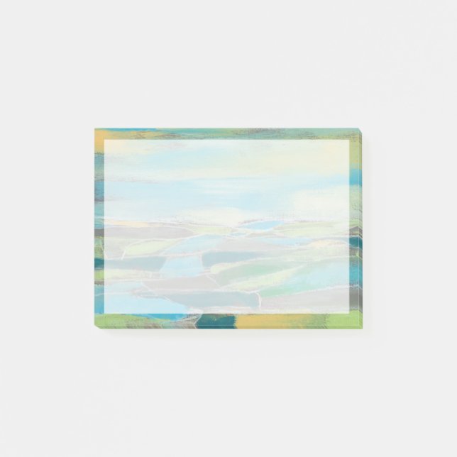 fragmentiertes Feld I Post-it Klebezettel (Vorderseite)