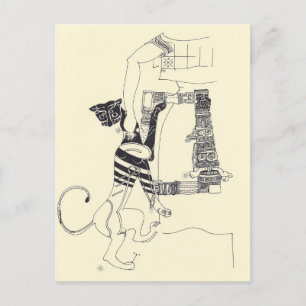 Fragments d'Arts 4 Carte postale Dessin Surréalist