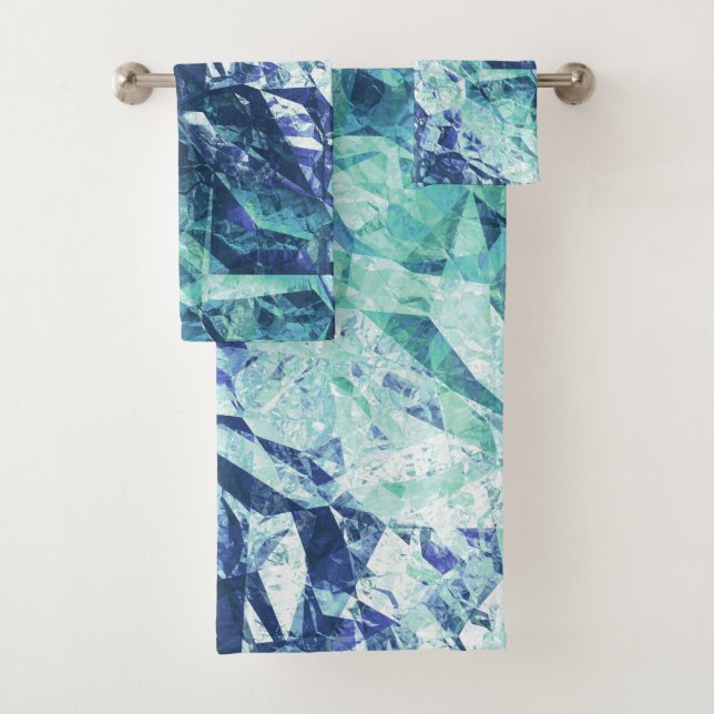 fragments de souvenirs, cristal bleu vert : (En situation)