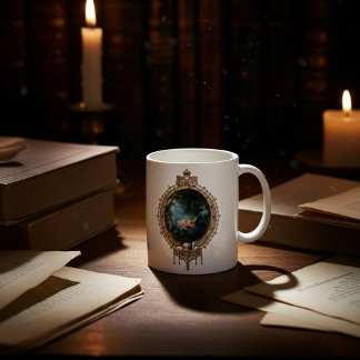 Fragonard The Swing Vintage Art Mug - Luxury Gold Kaffeetasse
