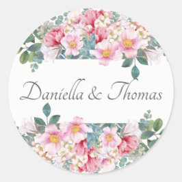 Fragrant Garden Wedding Aufkleber