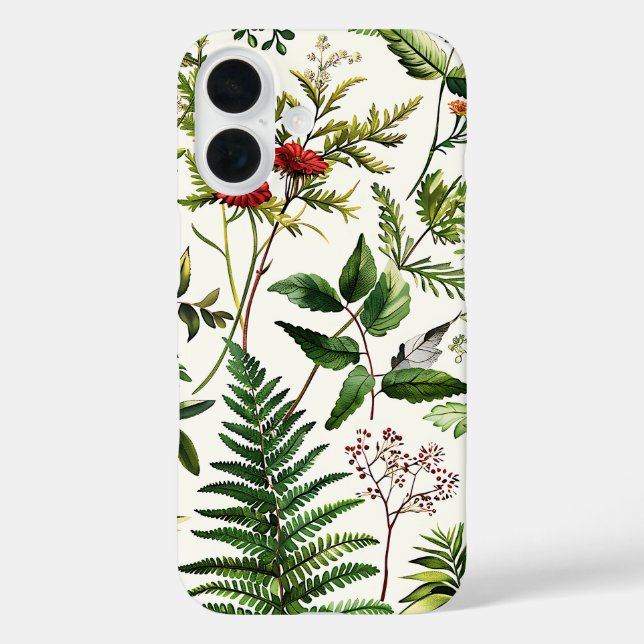 Fraîche Elegant coque iphone Botanique Délicat (Verso)