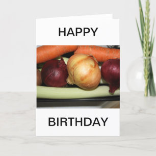 Fraîches    LégumesBONNE carte d'anniversaire